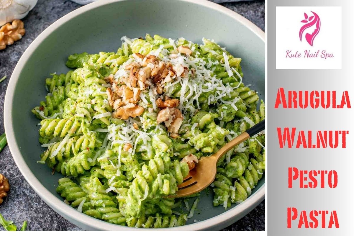 Arugula Walnut Pesto Pasta