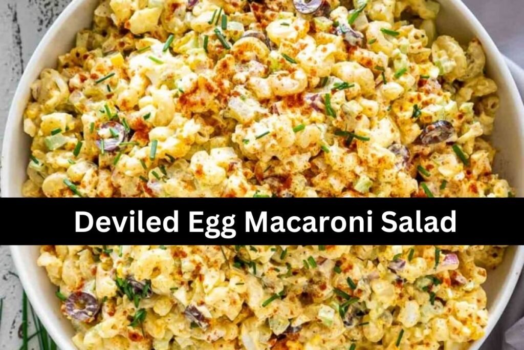 Deviled Egg Macaroni Salad