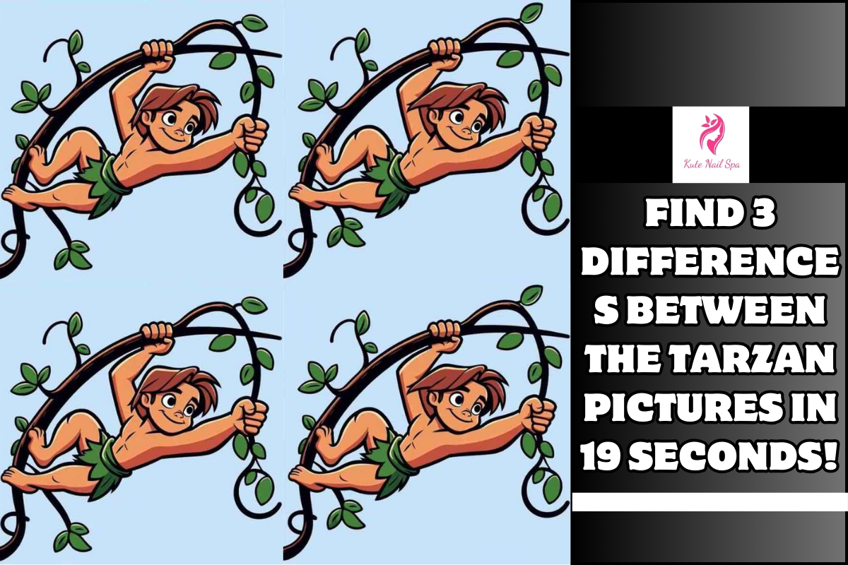 Find 3 differences between the Tarzan pictures in 19 seconds!