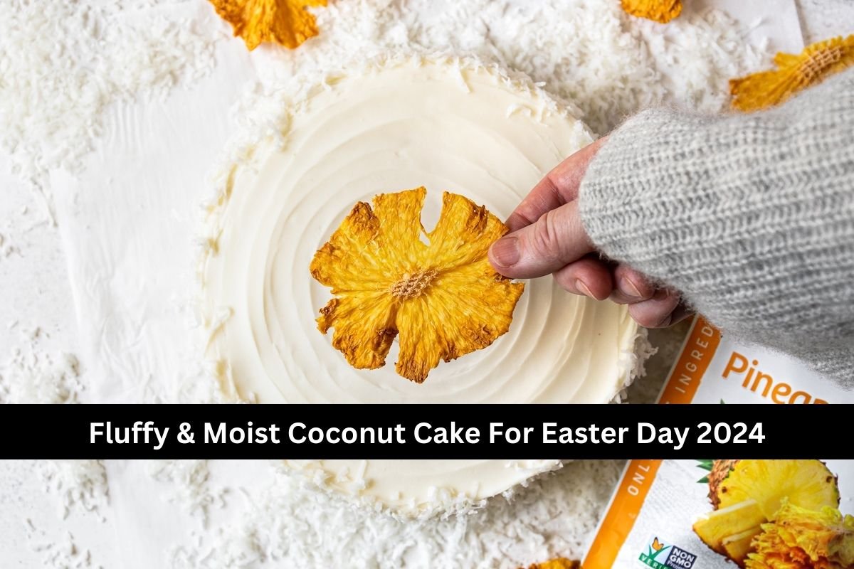 Fluffy & Moist Coconut Cake For Easter Day 2024