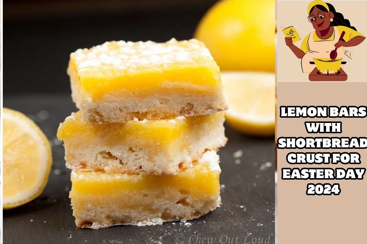 Lemon Bars with Shortbread Crust For Easter Day 2024