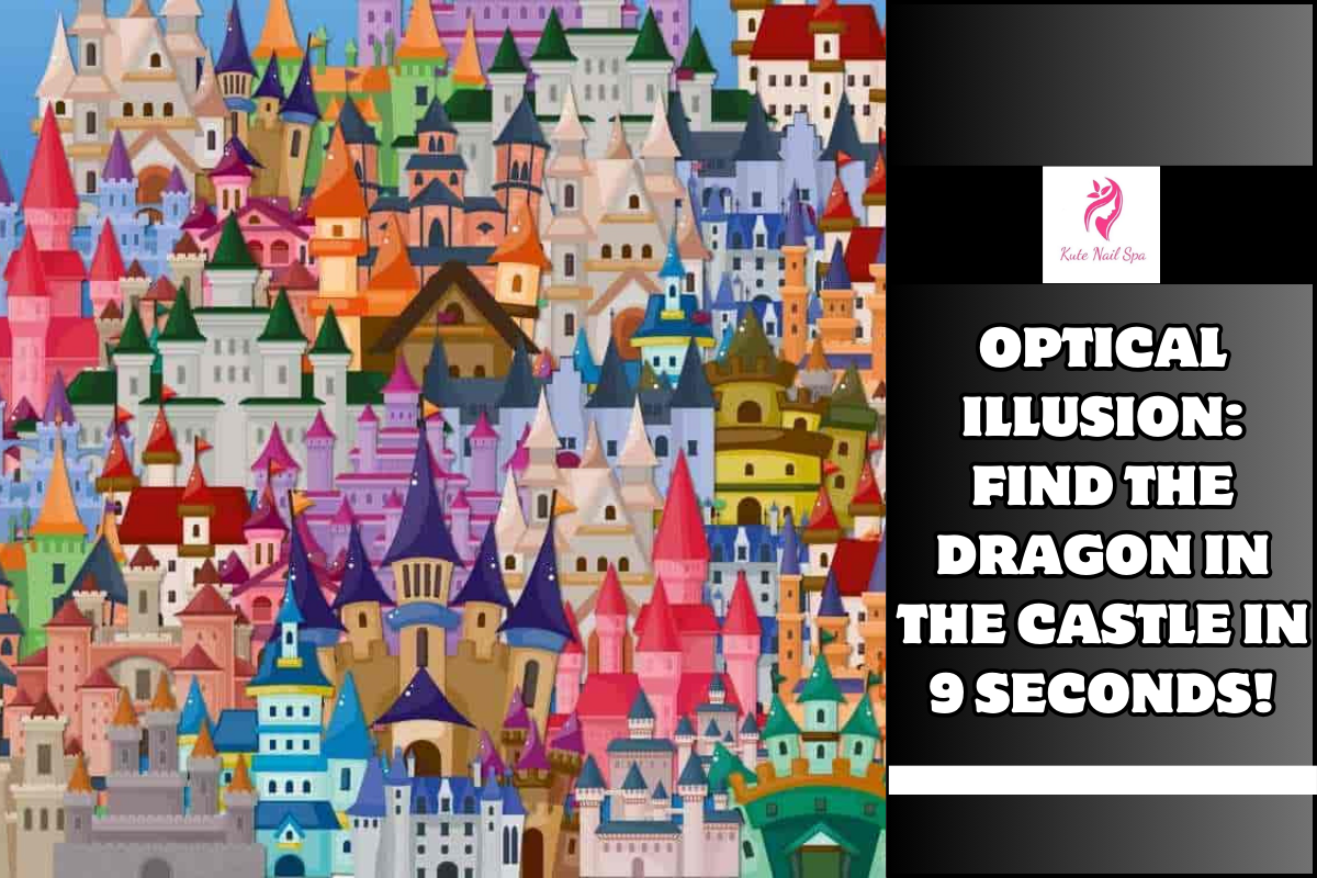 Optical Illusion: Find the dragon in the castle in 9 seconds!