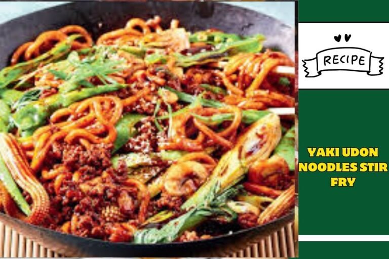 Yaki Udon Noodles Stir Fry