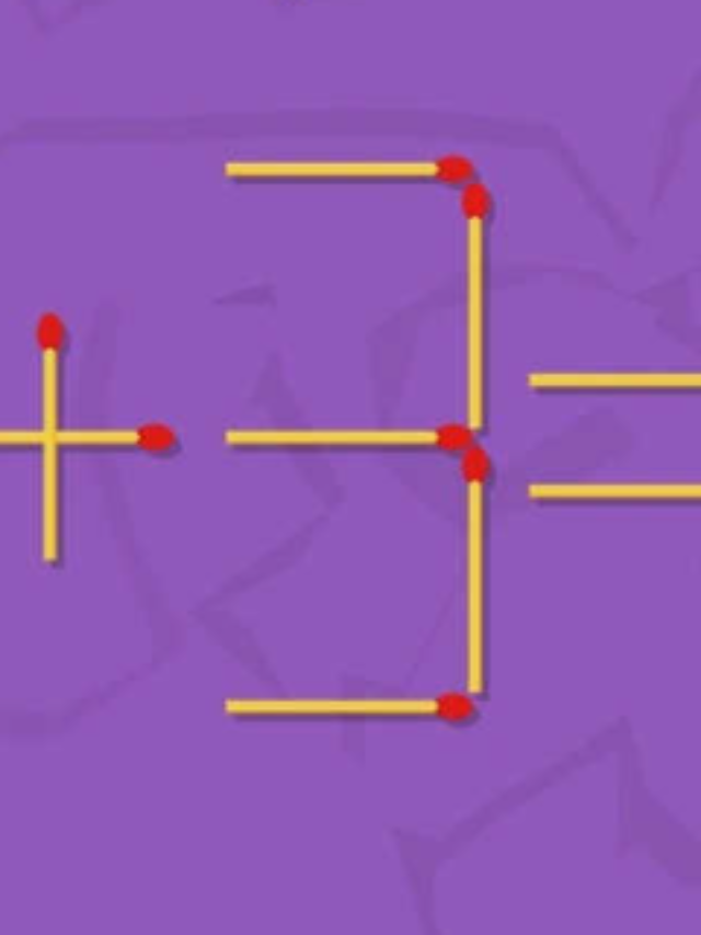 Brain Teaser IQ Test: Solve the matchstick puzzle in 10 seconds!